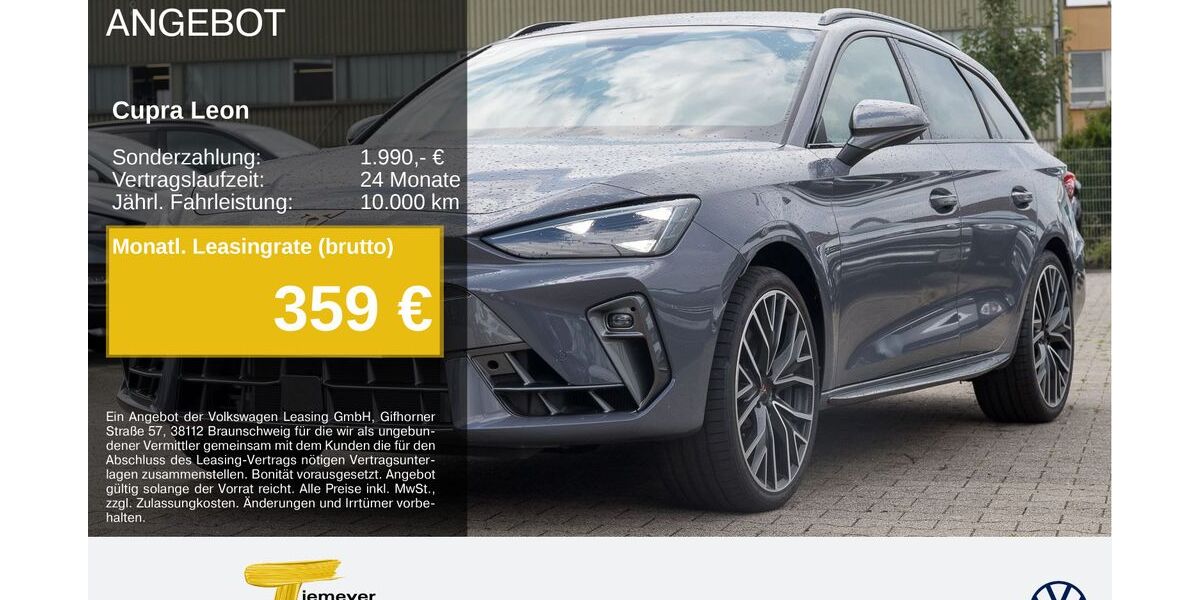 Cupra Leon 8.990 km 36.660 &euro; Remscheid 42897