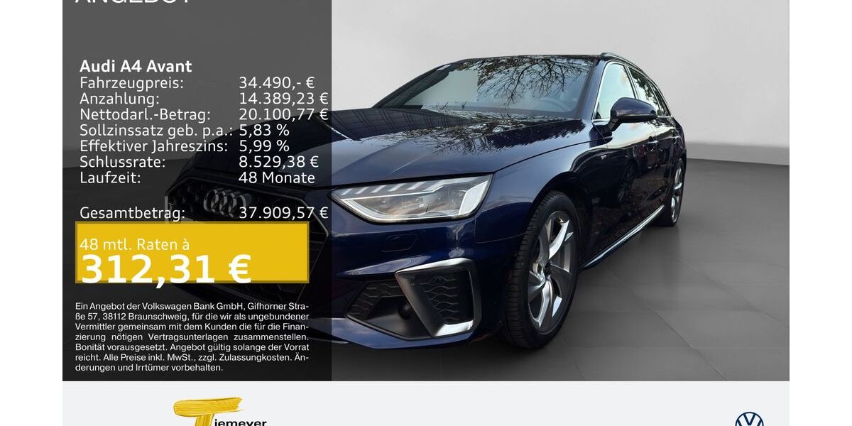 Audi A4 21.815 km 34.490 &euro; Recklinghausen 45663