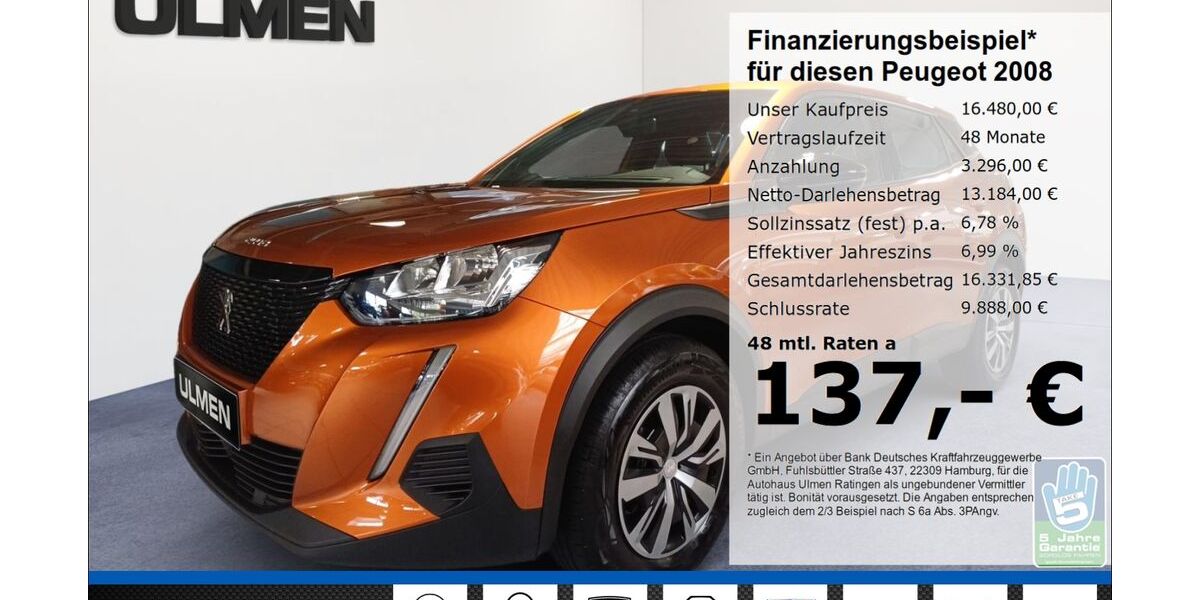 Peugeot 2008 23.588 km 16.480 &euro; Ratingen 40880