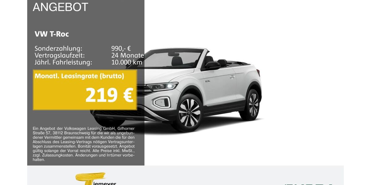 VW T-Roc 22.951 km 24.220 &euro; Bochum 44809