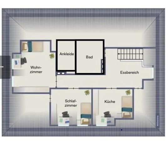 Etagenwohnung Gevelsberg - 2.5 Zimmer, 77 m&sup2;, 695&euro; | Angebot:26137169