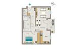 Erdgeschoßwohnung Bochum Wiemelhausen - 2 Zimmer, 76 m&sup2;, 1.023&euro; | Angebot:26139259