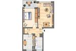 Etagenwohnung Castrop-Rauxel Bladenhorst - 2 Zimmer, 60 m&sup2;, 429&euro; | Angebot:26199775