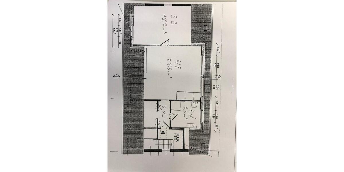 Etagenwohnung Dortmund Aplerbeck - 2 Zimmer, 60 m&sup2;, 600&euro; | Angebot:26365182