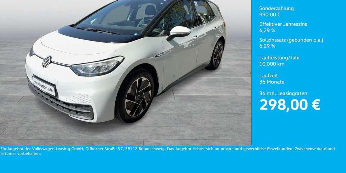 VW ID.3 54.022 km 20.663 &euro; Dortmund-Marten 44379