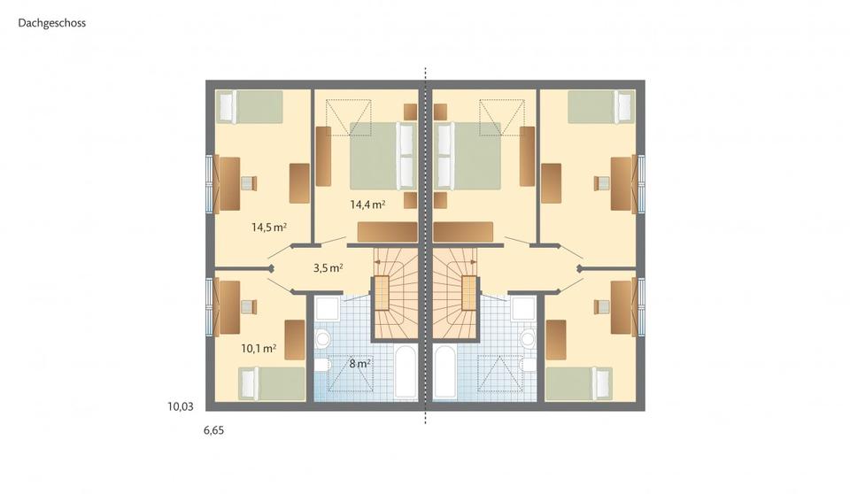 Doppelhaushälfte Ratingen Hösel - 4 Zimmer, 120 m&sup2;, 2.625&euro; | Angebot:23999148